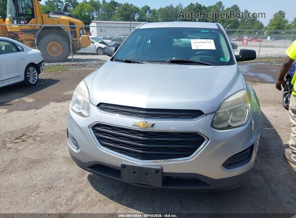 2GNFLEEK3G6223540 2016 CHEVROLET EQUINOX Silver წინა ხედი
