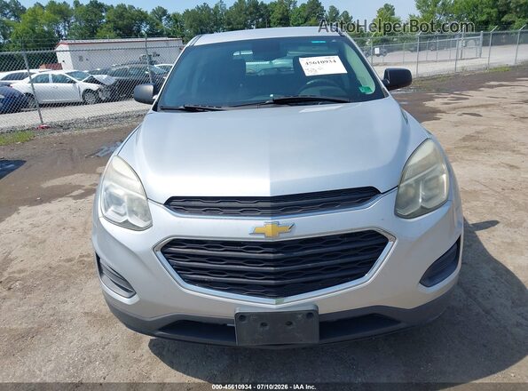 2GNFLEEK3G6223540 2016 CHEVROLET EQUINOX Silver ხელსაწყოთა პანელის ხედი