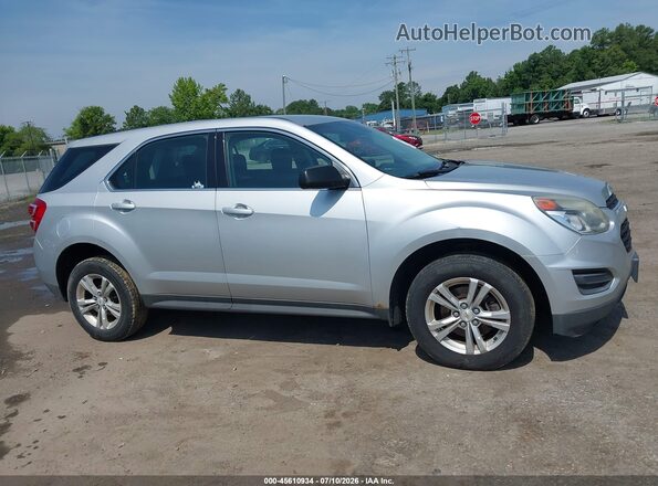 2GNFLEEK3G6223540 2016 CHEVROLET EQUINOX Silver უკანა სალონის ხედი