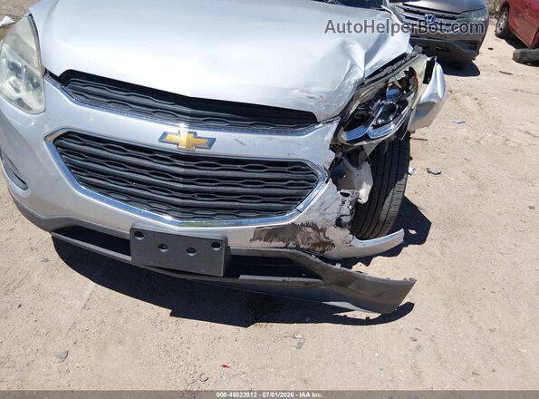 2GNFLEEK3H6250075 2017 CHEVROLET EQUINOX Silver Front view