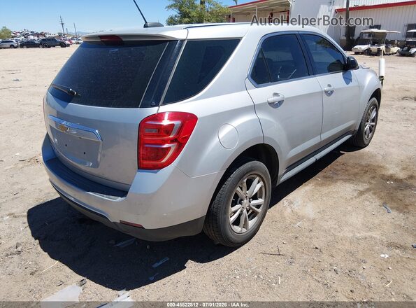 2GNFLEEK3H6250075 2017 CHEVROLET EQUINOX Silver Rear right