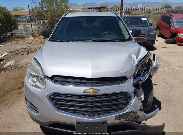 2GNFLEEK3H6250075 2017 CHEVROLET EQUINOX Silver Dashboard view
