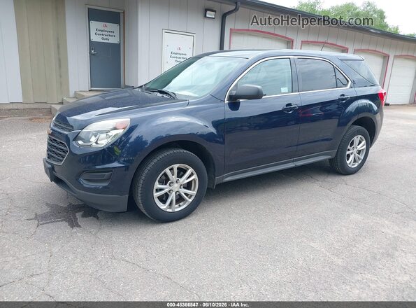 2GNFLEEK3H6322537 2017 CHEVROLET EQUINOX Blue Vista tres cuartos delantera izquierda