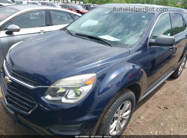 2GNFLEEK3H6322537 2017 CHEVROLET EQUINOX Blue Vista frontal