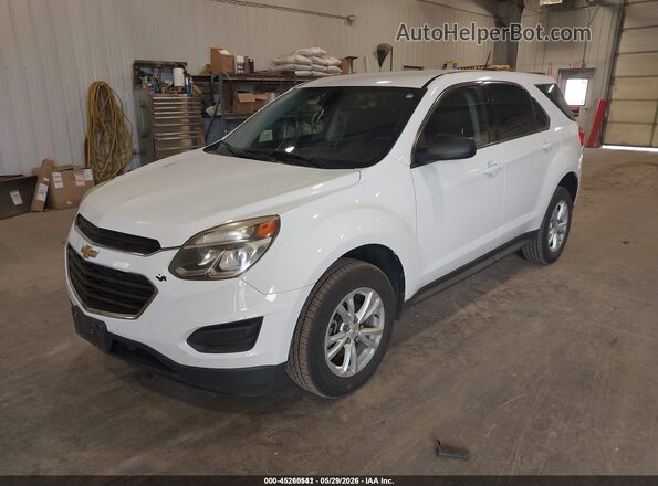 2GNFLEEK3H6331481 2017 CHEVROLET EQUINOX White Առջևի ձախ երեք քառորդ տեսարան