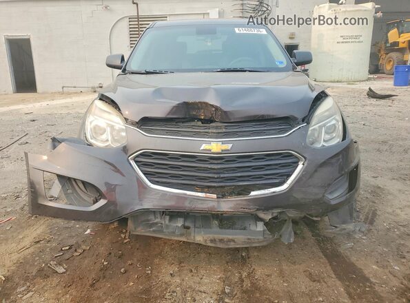 2GNFLEEK4G6166782 2016 CHEVROLET EQUINOX Black Front view