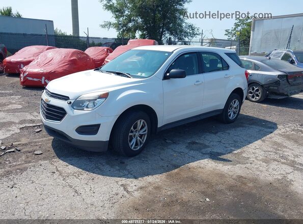 2GNFLEEK5H6214033 2017 CHEVROLET EQUINOX White Vista tres cuartos delantera izquierda