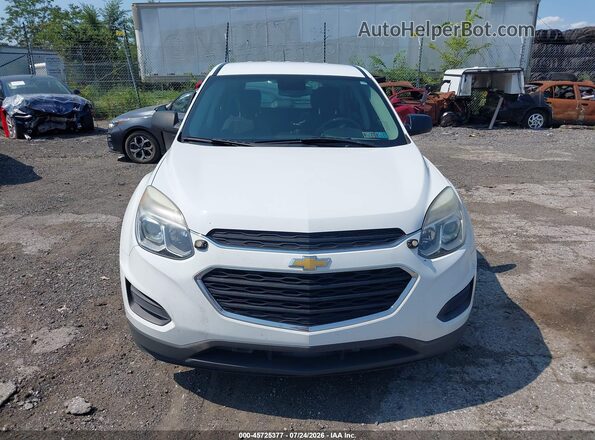 2GNFLEEK5H6214033 2017 CHEVROLET EQUINOX White Vista del cuadro de instrumentos