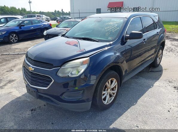 2GNFLEEK5H6215568 2017 CHEVROLET EQUINOX Blue Vista tres cuartos delantera izquierda