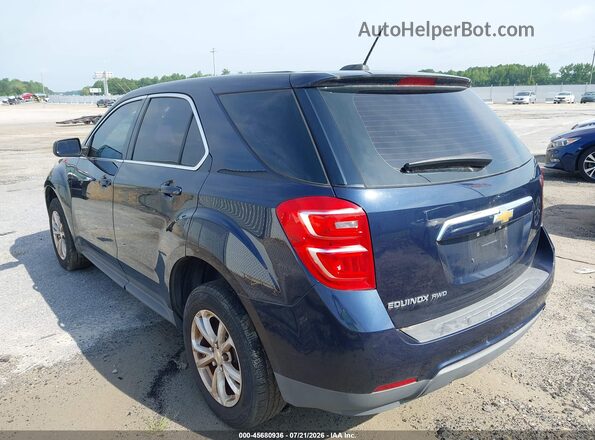 2GNFLEEK5H6215568 2017 CHEVROLET EQUINOX Blue Trasero izquierdo
