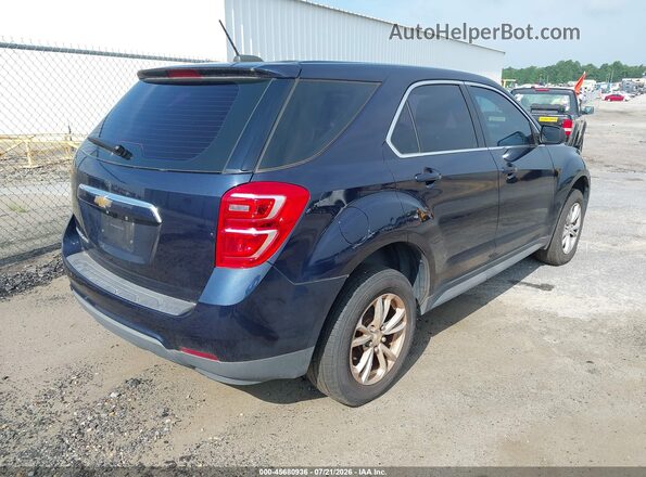 2GNFLEEK5H6215568 2017 CHEVROLET EQUINOX Blue Trasero derecho