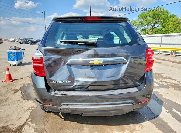 2GNFLEEK5H6297754 2017 CHEVROLET EQUINOX Gray უკანა ხედი