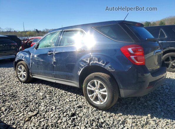 2GNFLEEK6H6301021 2017 CHEVROLET EQUINOX Синий Задняя левая четверть