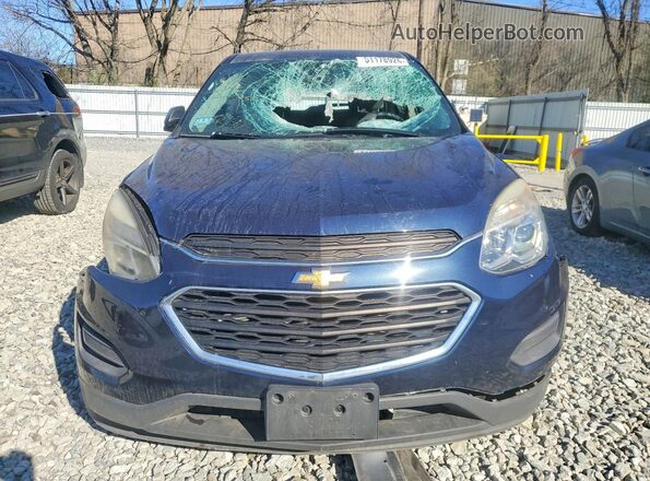 2GNFLEEK6H6301021 2017 CHEVROLET EQUINOX Синий Вид спереди