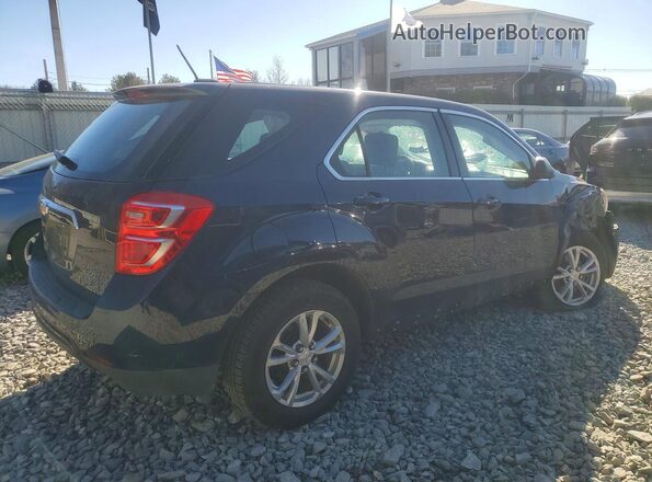 2GNFLEEK6H6301021 2017 CHEVROLET EQUINOX Синий Задняя правая четверть