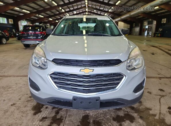 2GNFLEEK6H6307921 2017 CHEVROLET EQUINOX Silver Front view