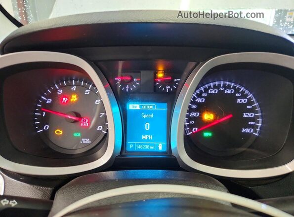 2GNFLEEK6H6307921 2017 CHEVROLET EQUINOX Silver Instrument cluster view