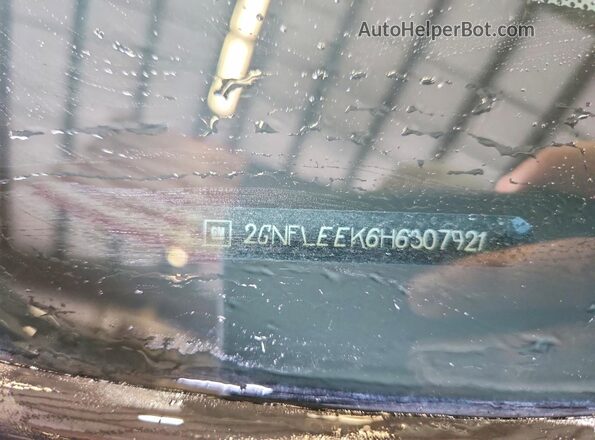 2GNFLEEK6H6307921 2017 CHEVROLET EQUINOX Silver VIN sticker view