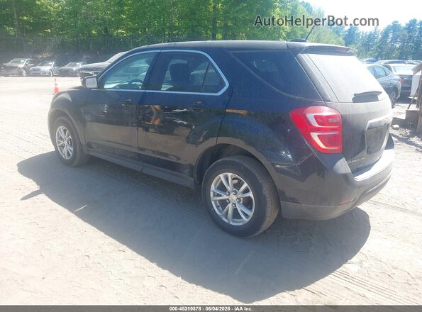 2GNFLEEK6H6323505 2017 CHEVROLET EQUINOX Black Задня ліва чверть