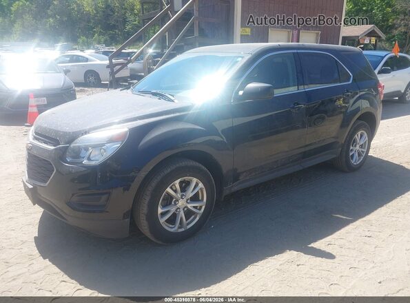 2GNFLEEK6H6323505 2017 CHEVROLET EQUINOX Black Передня ліва чверть