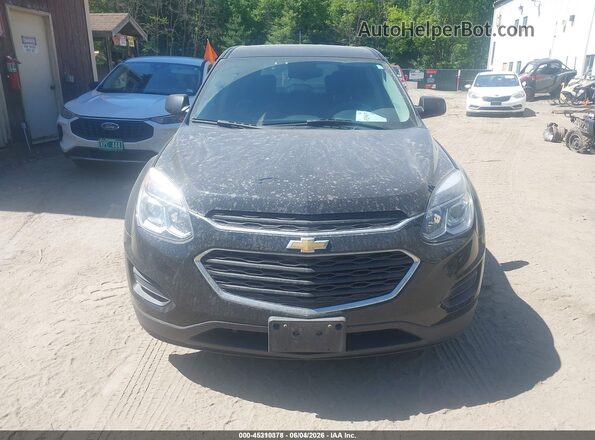 2GNFLEEK6H6323505 2017 CHEVROLET EQUINOX Black Вид щитка приладів