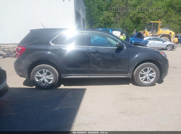 2GNFLEEK6H6323505 2017 CHEVROLET EQUINOX Black Вид задньої частини салону