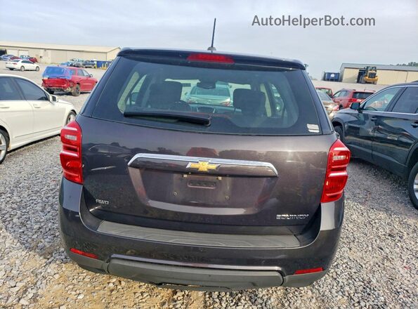 2GNFLEEK7G6213092 2016 CHEVROLET EQUINOX Gray Rear view