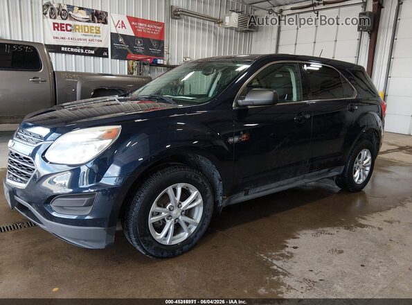 2GNFLEEK7H6329975 2017 CHEVROLET EQUINOX Blue Առջևի ձախ երեք քառորդ տեսարան