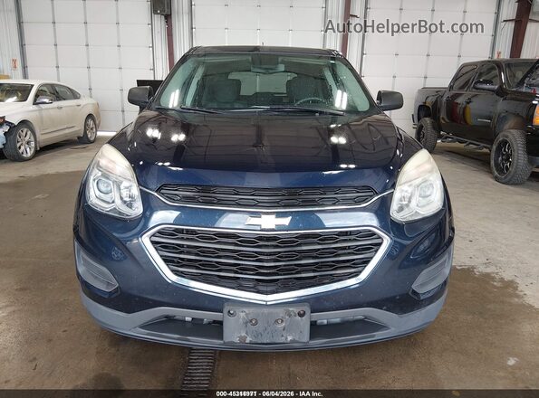 2GNFLEEK7H6329975 2017 CHEVROLET EQUINOX Blue Սարքավորումների վահանակի տեսք