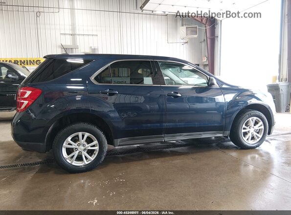 2GNFLEEK7H6329975 2017 CHEVROLET EQUINOX Blue Սալոնի հետևի տեսք