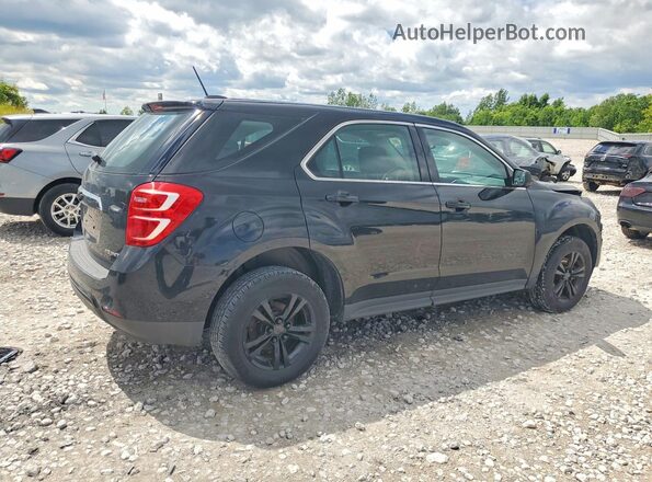 2GNFLEEK8G6138192 2016 CHEVROLET EQUINOX Black უკანა მარჯვენა