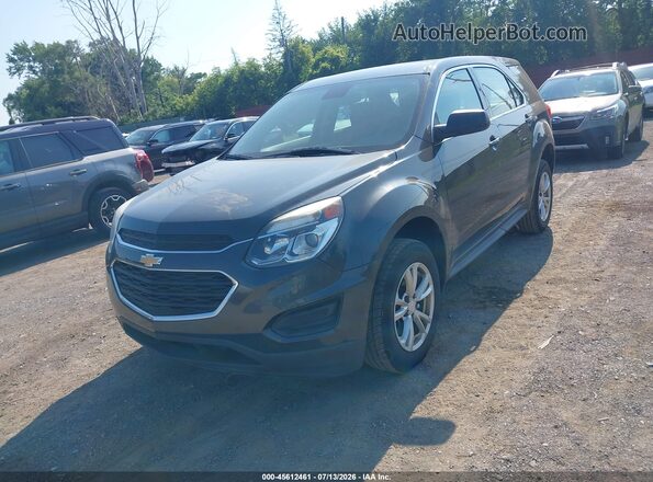 2GNFLEEKXH6141077 2017 CHEVROLET EQUINOX Gray Front left