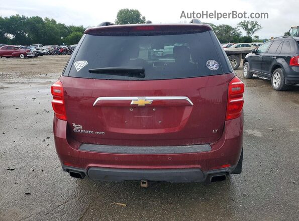 2GNFLFE30H6250856 2017 CHEVROLET EQUINOX Burgundy უკანა ხედი