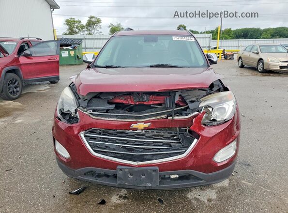2GNFLFE30H6250856 2017 CHEVROLET EQUINOX Burgundy წინა ხედი