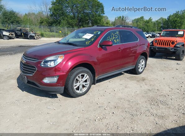 2GNFLFE33H6247885 2017 CHEVROLET EQUINOX Burgundy Front left