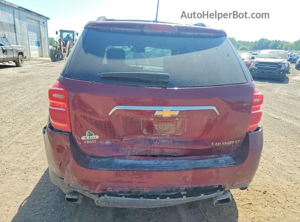 2GNFLFE36G6358669 2016 CHEVROLET EQUINOX Burgundy Հետևի տեսք