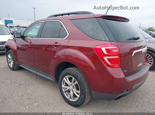 2GNFLFE39G6158403 2016 CHEVROLET EQUINOX Maroon Rear left