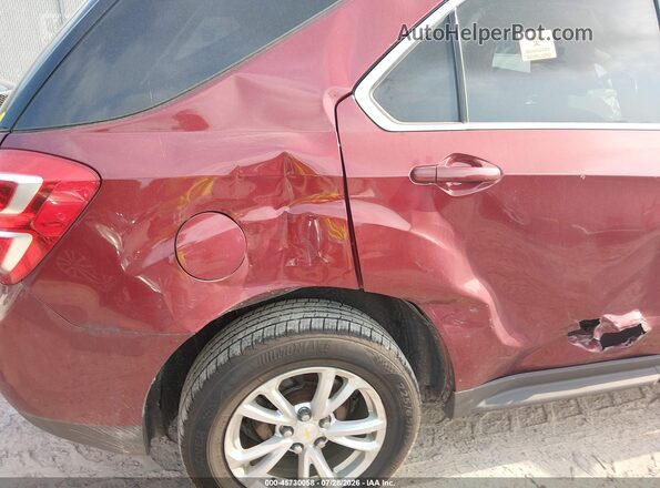 2GNFLFEK1H6186933 2017 CHEVROLET EQUINOX Темно-бордовый Вид спереди