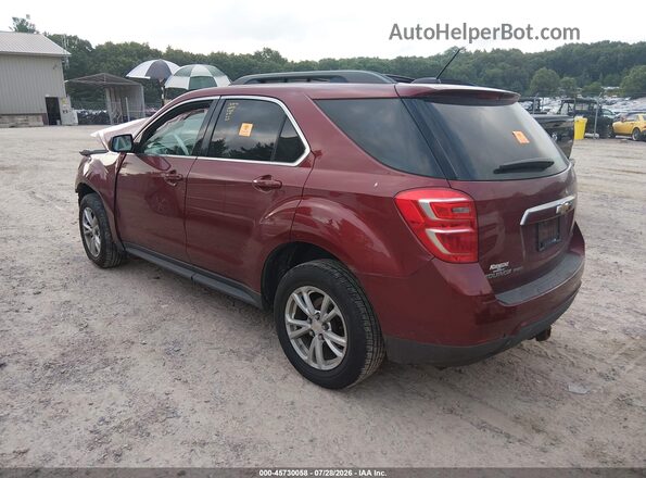 2GNFLFEK1H6186933 2017 CHEVROLET EQUINOX Темно-бордовый Задняя левая четверть