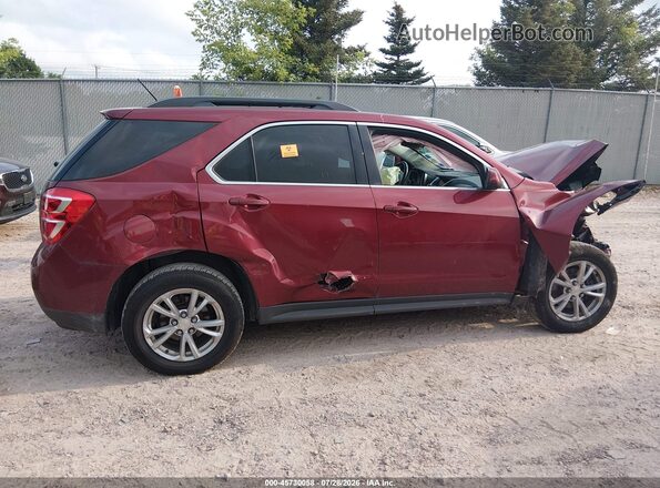 2GNFLFEK1H6186933 2017 CHEVROLET EQUINOX Темно-бордовый Панорамный вид салона 360°