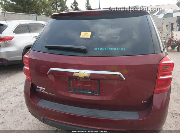 2GNFLFEK1H6186933 2017 CHEVROLET EQUINOX Темно-бордовый 