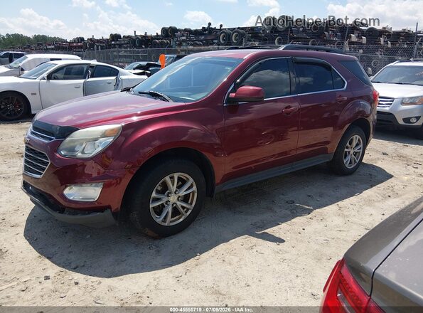 2GNFLFEK2G6164308 2016 CHEVROLET EQUINOX Burgundy წინა მარცხენა ხედი სამი მეოთხედიდან