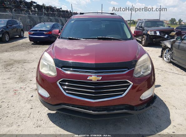 2GNFLFEK2G6164308 2016 CHEVROLET EQUINOX Burgundy ხელსაწყოთა პანელის ხედი