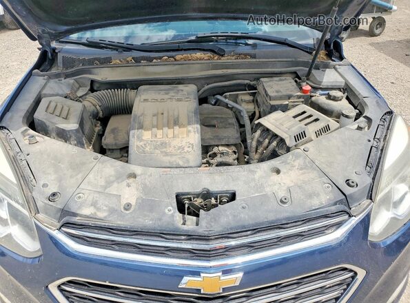 2GNFLFEK2G6198135 2016 CHEVROLET EQUINOX Blue Engine compartment view