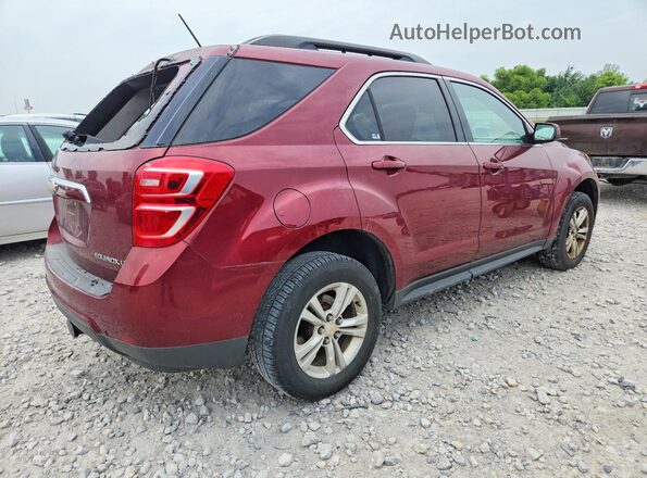 2GNFLFEK2G6353640 2016 CHEVROLET EQUINOX Red უკანა მარჯვენა