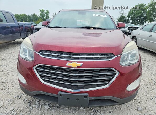 2GNFLFEK2G6353640 2016 CHEVROLET EQUINOX Red წინა ხედი