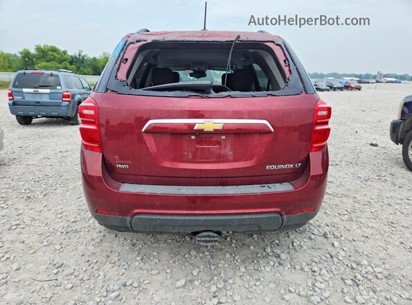 2GNFLFEK2G6353640 2016 CHEVROLET EQUINOX Red უკანა ხედი