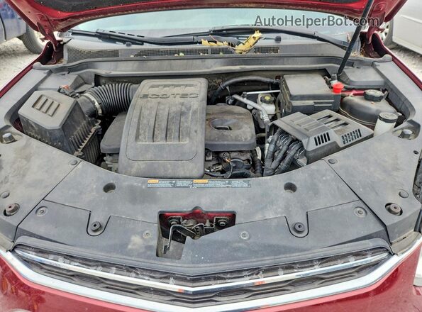 2GNFLFEK2G6353640 2016 CHEVROLET EQUINOX Red ძრავის განყოფილების ხედი