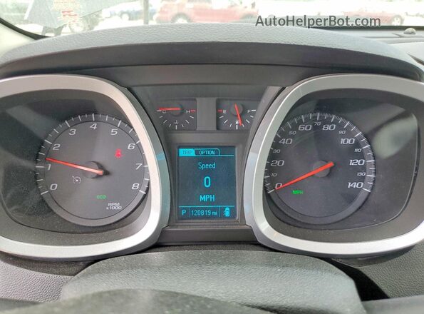 2GNFLFEK2H6350450 2017 CHEVROLET EQUINOX Черный Вид щитка приборов