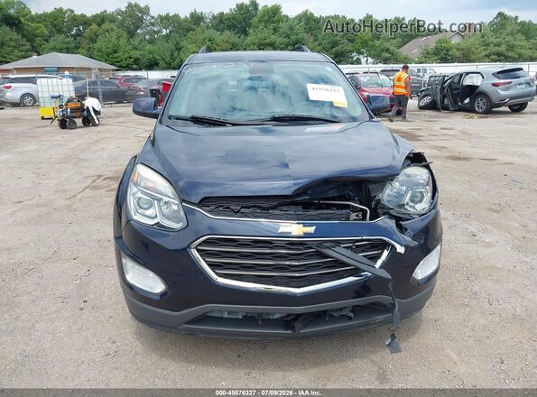 2GNFLFEK3H6209838 2017 CHEVROLET EQUINOX Dark Blue Widok zestawu wskaźników